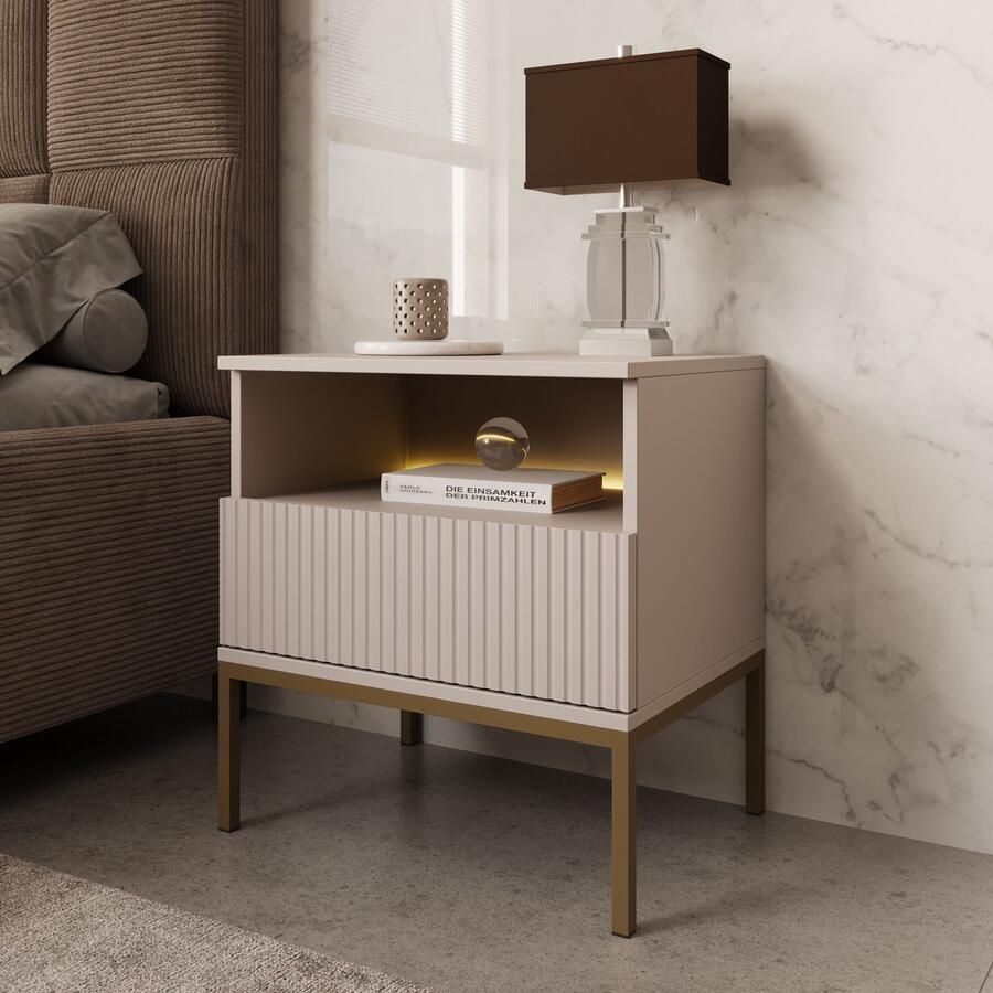 MEUBELLA Legend Nachtkastje Beige