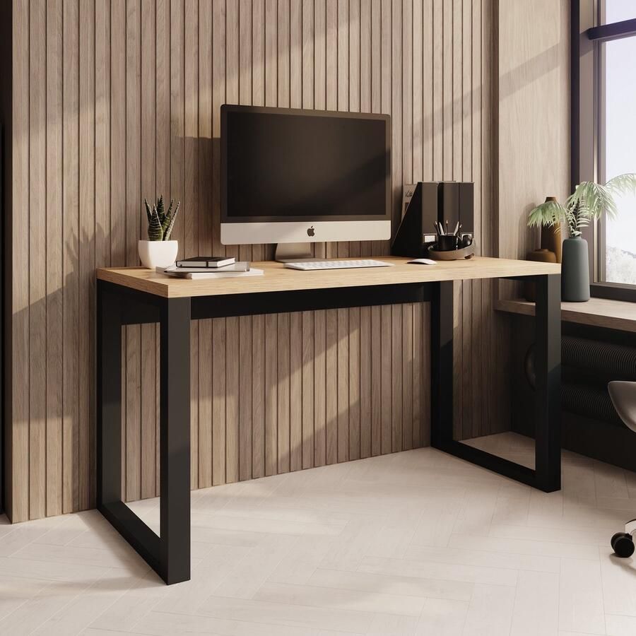 MEUBELLA Manhattan Bureau Eiken 135x65 cm