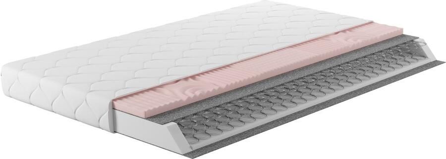 MEUBELLA Matras Antony Bonellvering met massageschuim 140x200 cm ACTIE