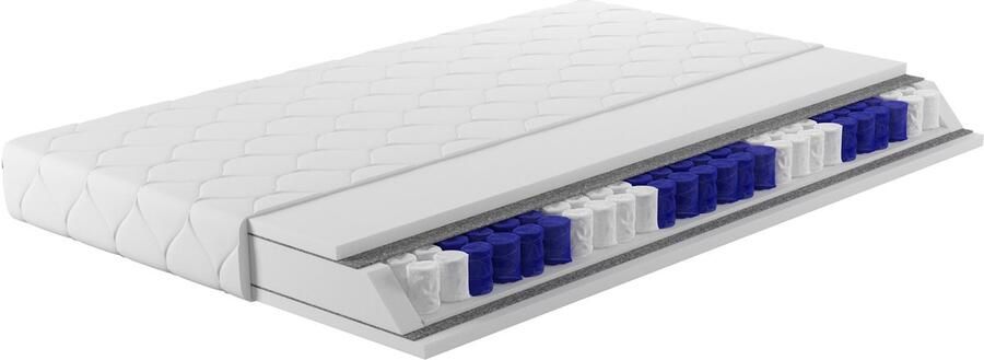 MEUBELLA Matras Brest Pocketvering 7 zones 140x200 cm ACTIE