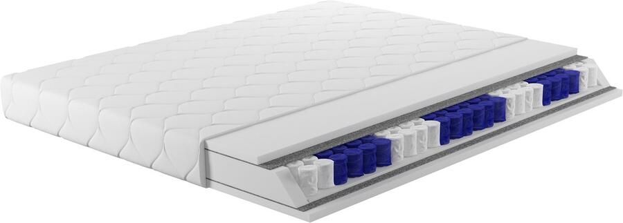 MEUBELLA Matras Brest Pocketvering 7 zones 180x200 cm
