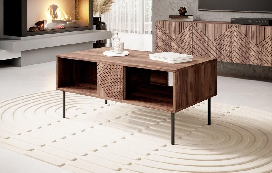 MEUBELLA Salontafel Adelaide Eiken 100 cm