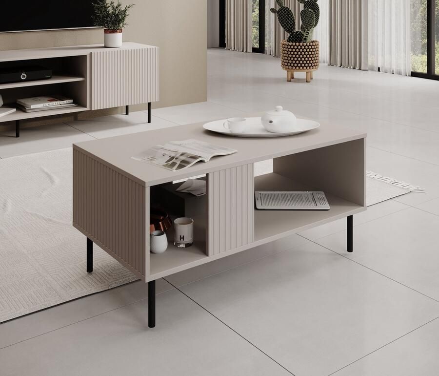 MEUBELLA Salontafel Alex Beige 92 cm
