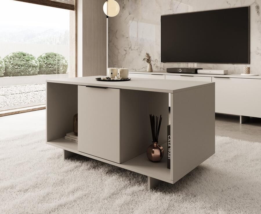 MEUBELLA Salontafel Ankara Beige 100 cm