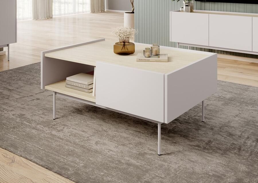 MEUBELLA Salontafel Calella Beige 97 cm