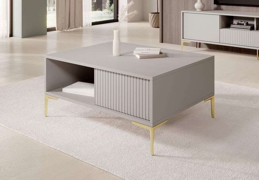 MEUBELLA Salontafel Five Beige 90 cm
