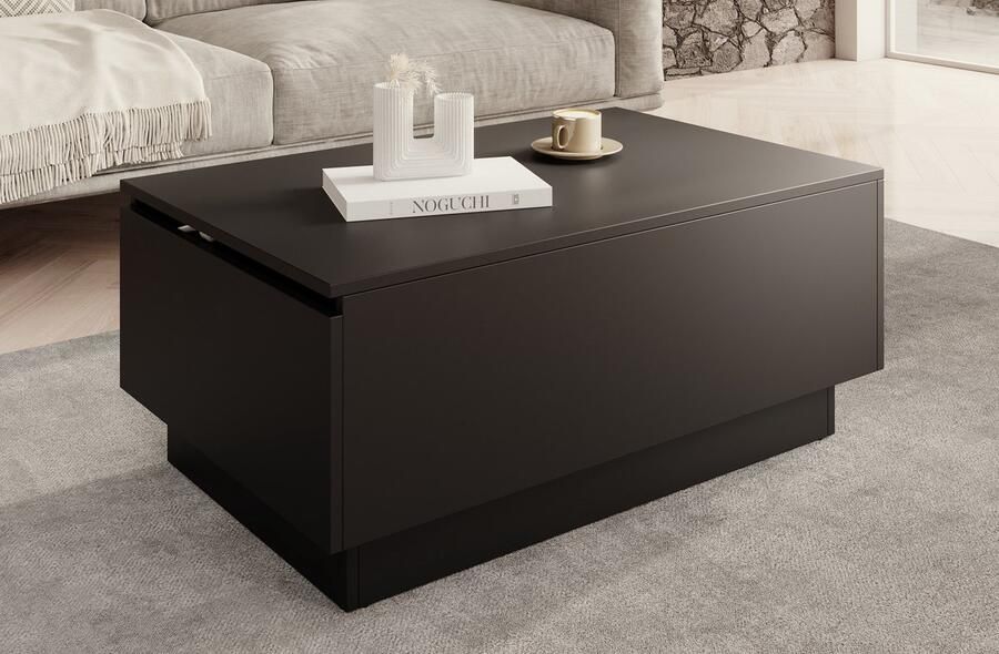 MEUBELLA Salontafel Micha Zwart 90 cm