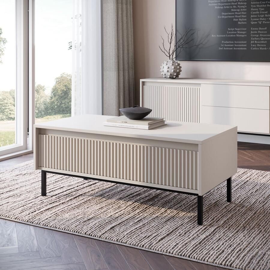 Meubella Salontafel Orvana Beige 100 cm