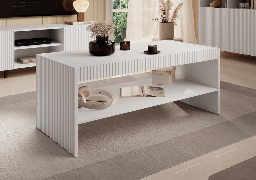 MEUBELLA Salontafel Palamos Wit 120 cm