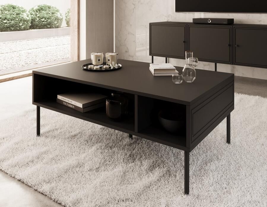 MEUBELLA Salontafel Pierson Zwart 110 cm