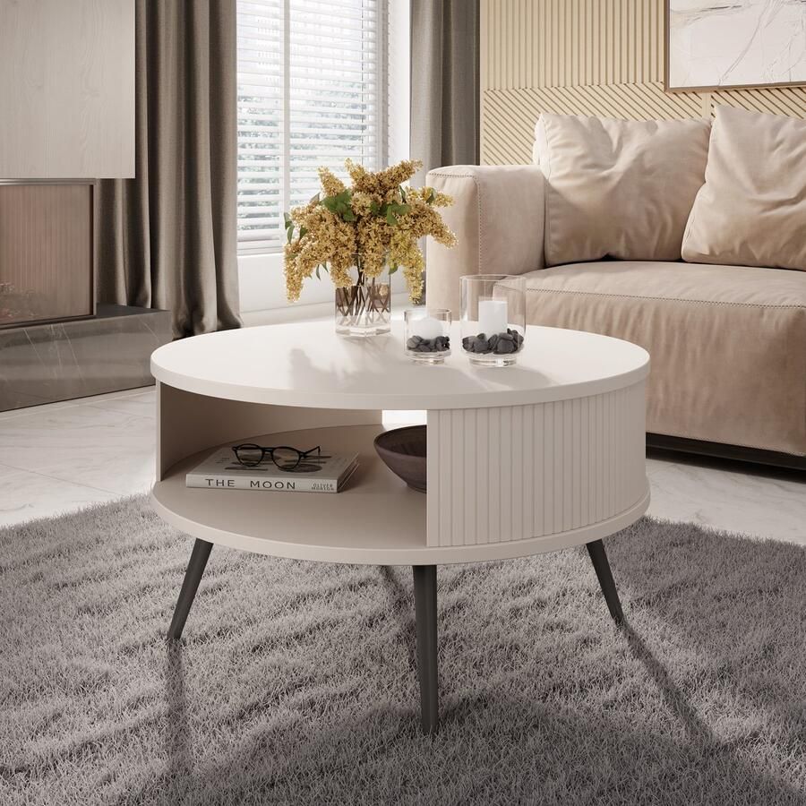 MEUBELLA Salontafel Riley Beige 76 cm