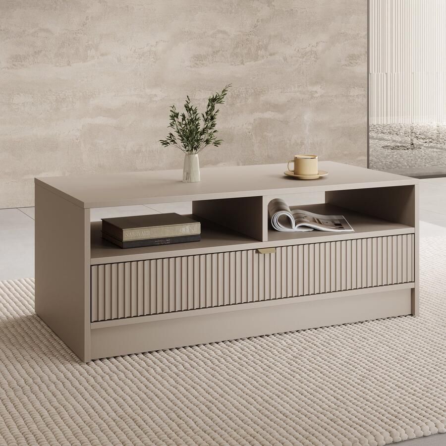 MEUBELLA Salontafel Tavares Beige 100 cm