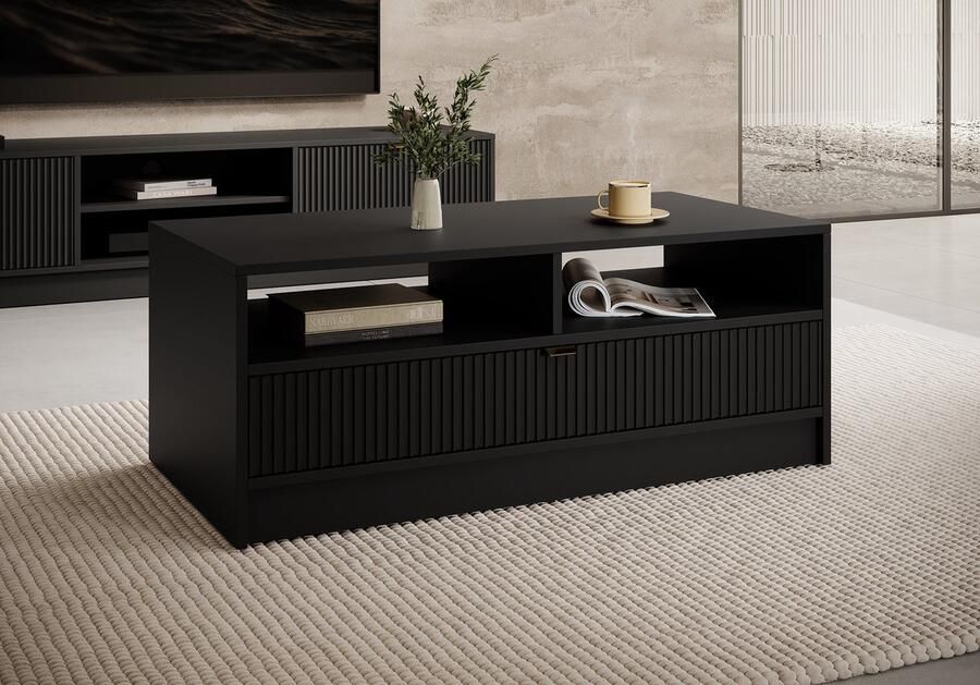 MEUBELLA Salontafel Tavares Zwart 100 cm