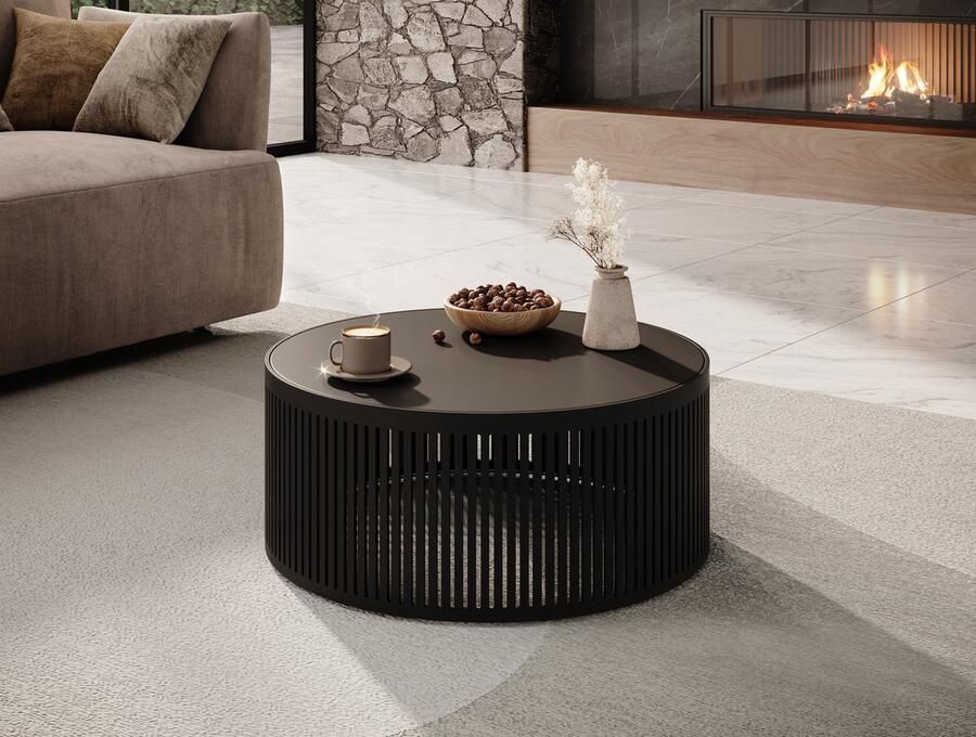 MEUBELLA Salontafel Vanya Zwart 59 cm