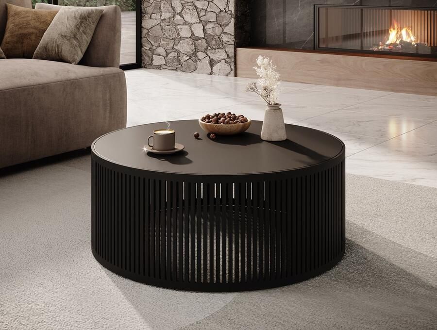 MEUBELLA Salontafel Vanya Zwart 75 cm