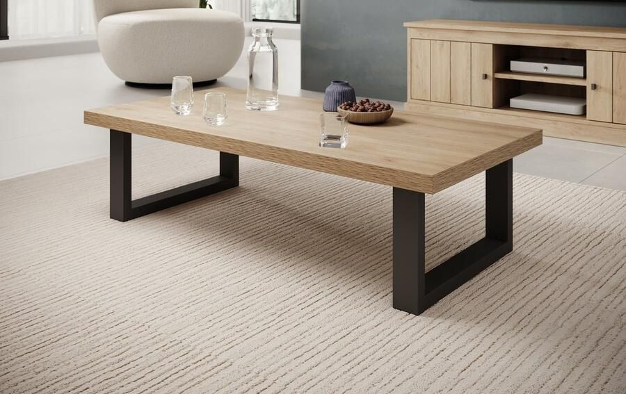 MEUBELLA Salontafel Vince Eiken 130 cm