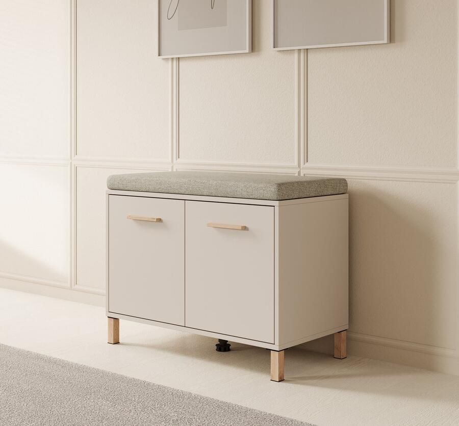 MEUBELLA Schoenenkast Bahia Beige 80 cm