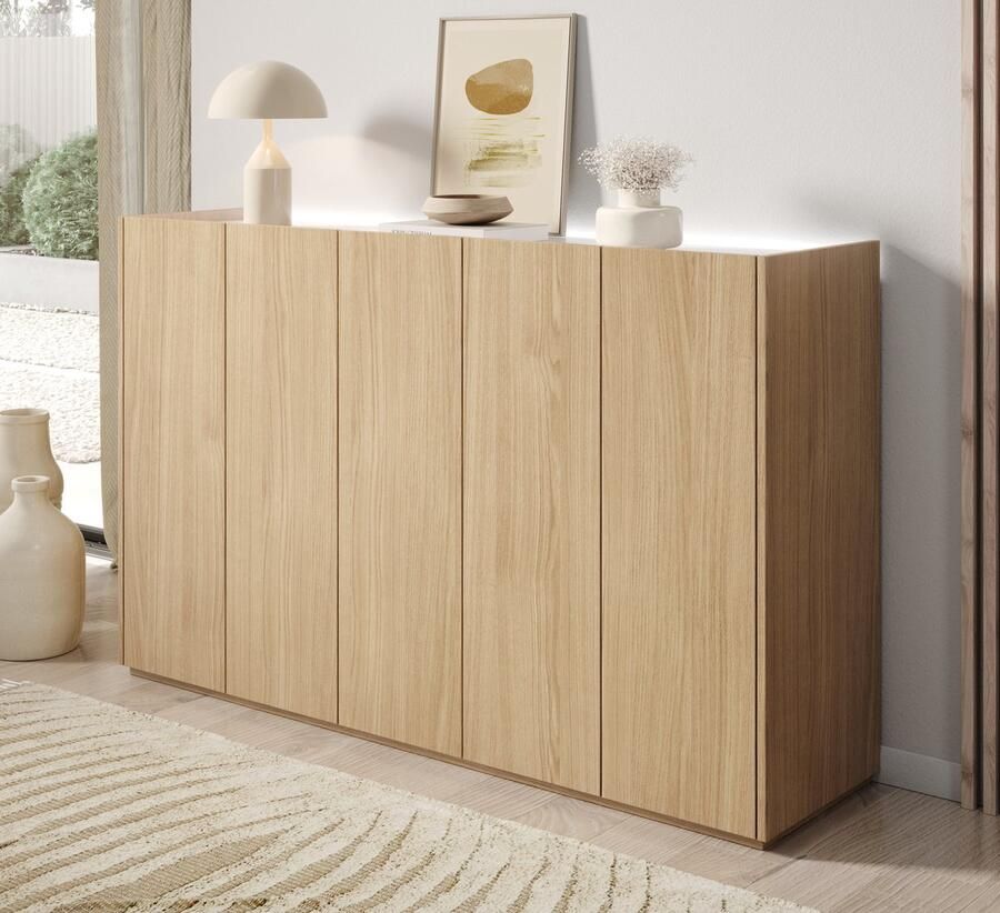 MEUBELLA Schoenenkast Encore Eiken 156 cm