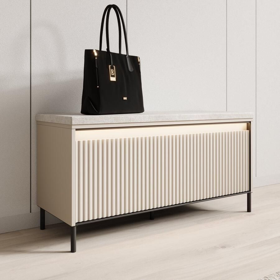 MEUBELLA Schoenenkast Timoteo Beige 101 cm