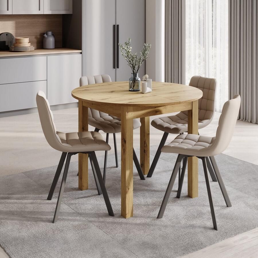 MEUBELLA South Eetkamertafel Eiken