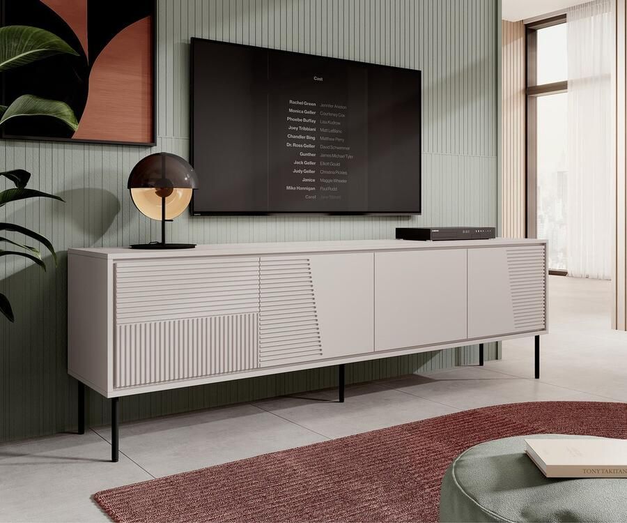 MEUBELLA TV-Meubel Blanes Beige 200 cm