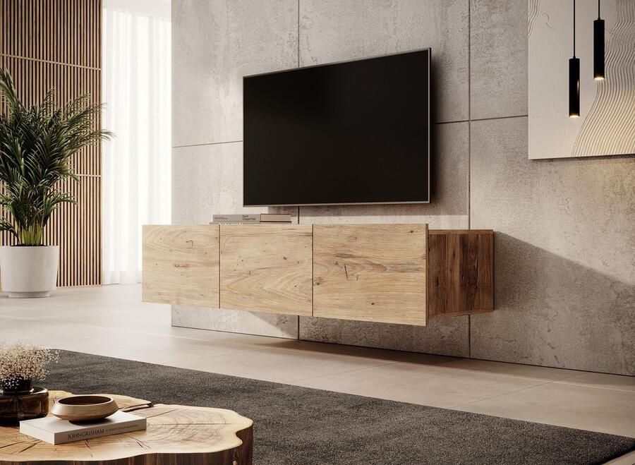 MEUBELLA TV-Meubel Calabas Kastanje 150 cm - Foto 2