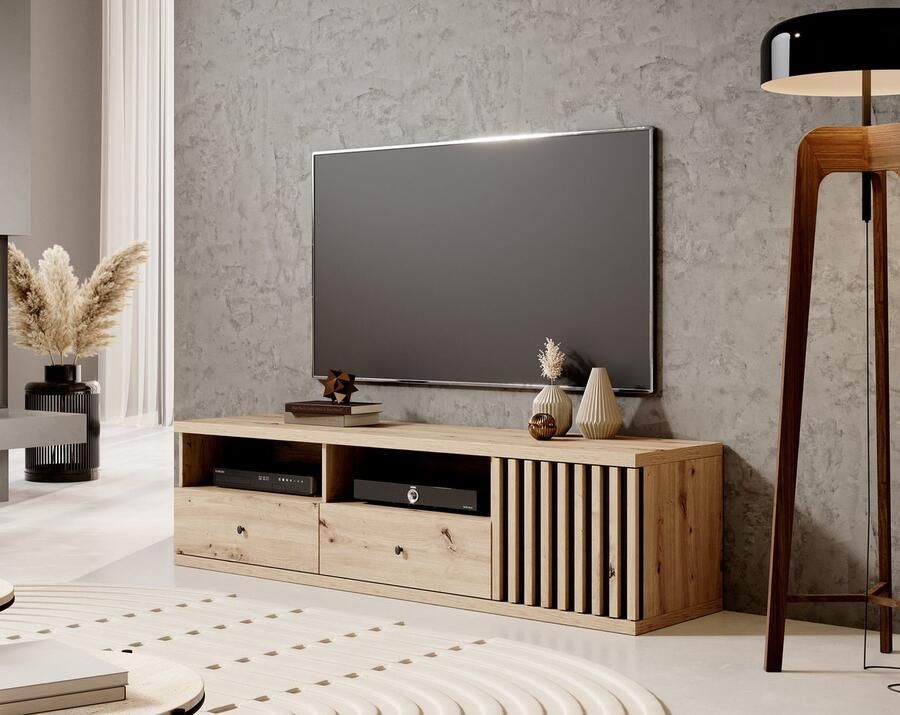 MEUBELLA TV-Meubel Cassandra Licht eiken 161 cm