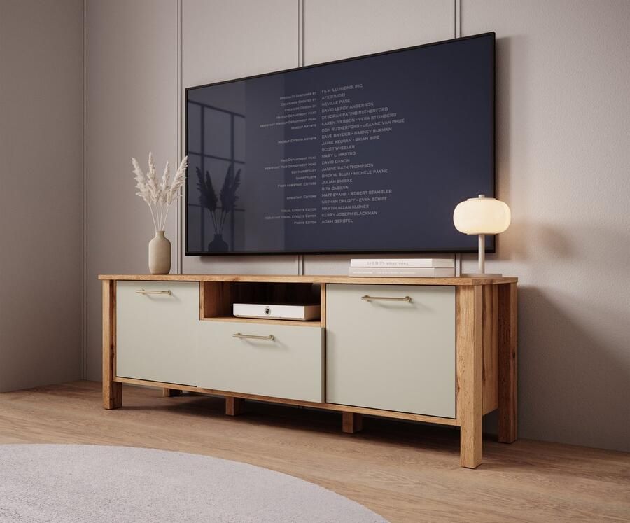 MEUBELLA TV-Meubel Isaac Beige 138 cm
