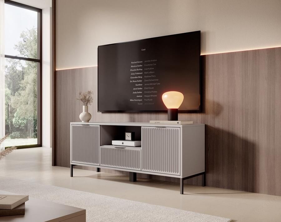 MEUBELLA TV-Meubel Lund Beige 135 cm