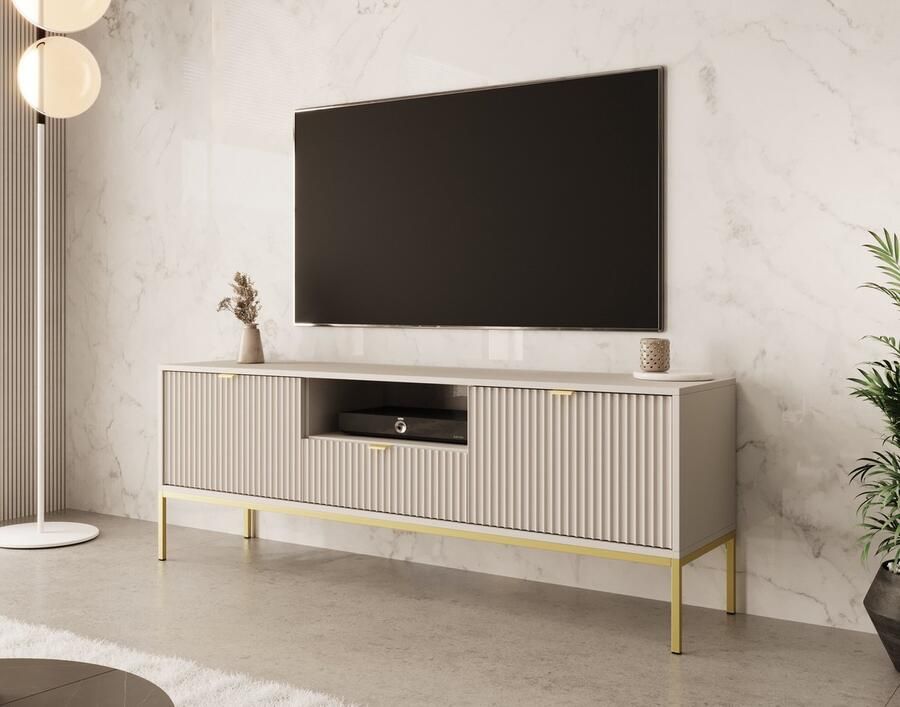 MEUBELLA TV-Meubel Navil 2 Beige 154 cm