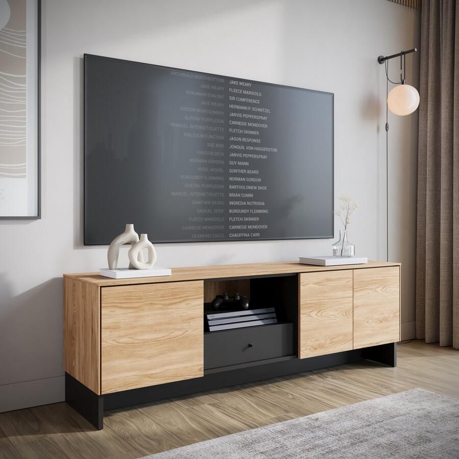 MEUBELLA TV-Meubel Nigel Eiken 163 cm