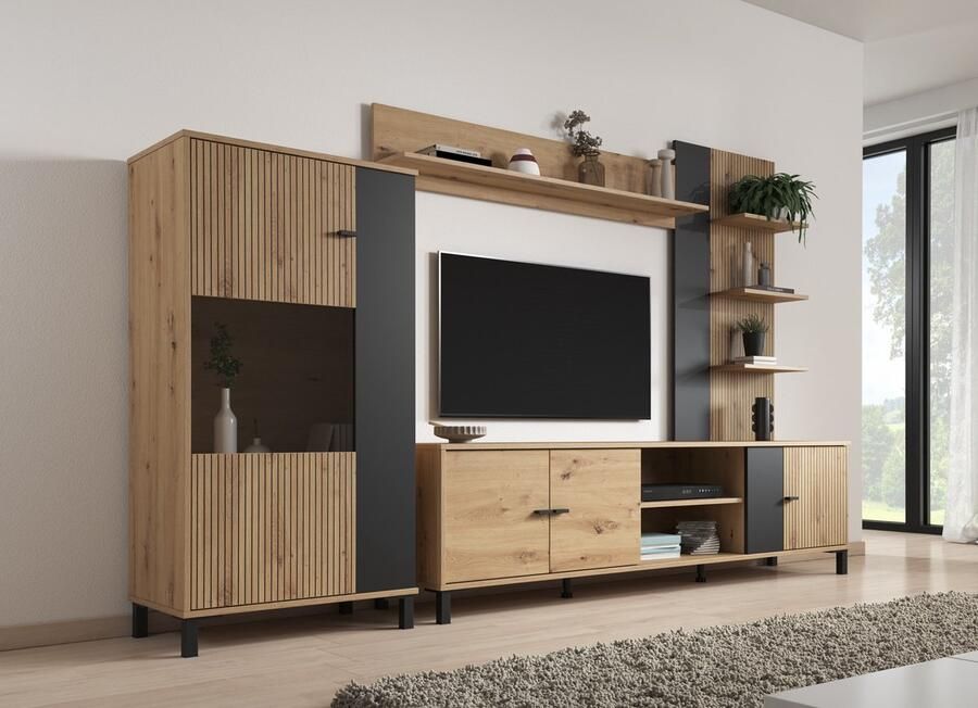 MEUBELLA Wandmeubel Austin Eiken