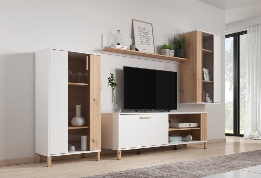 MEUBELLA Wandmeubel Bronson Wit