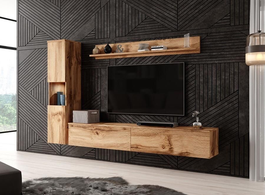 MEUBELLA Wandmeubel Pure Eiken - Foto 2