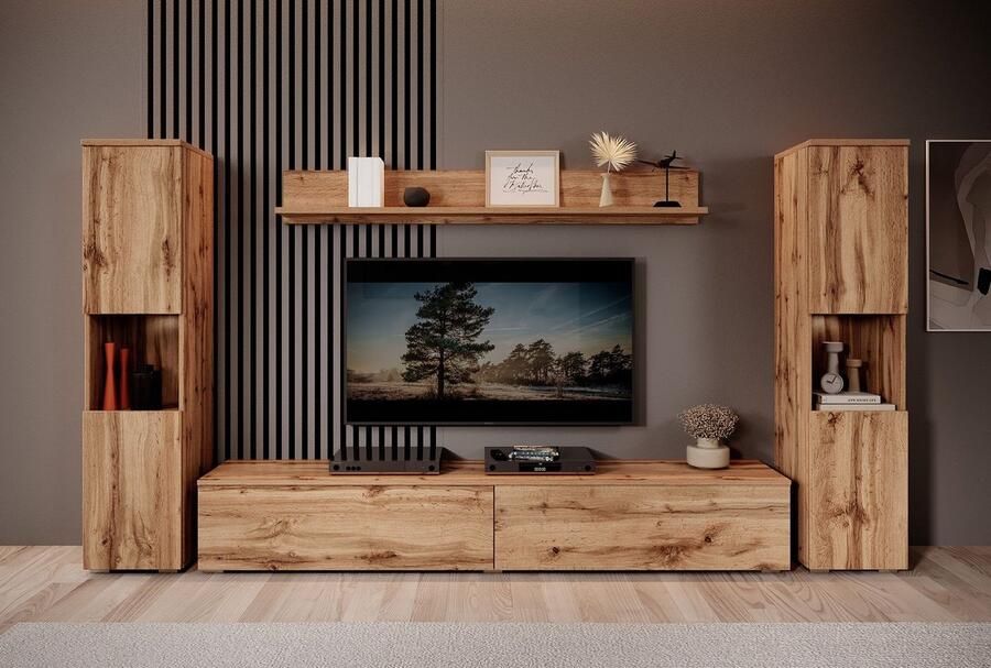 MEUBELLA Wandmeubel Pure XL Eiken