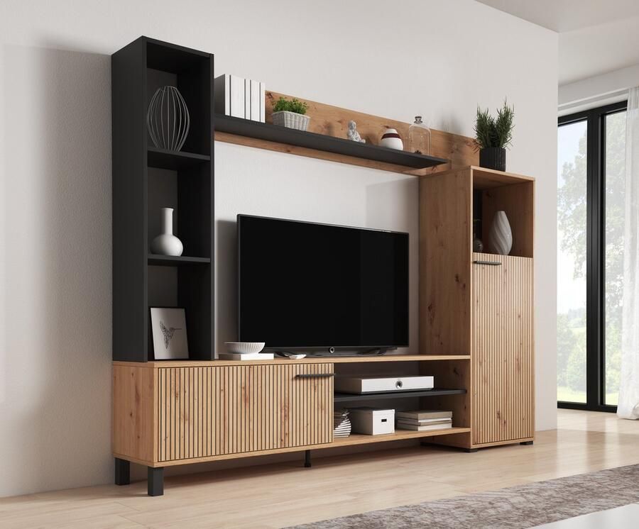 MEUBELLA Wandmeubel Ronald Eiken 208 cm