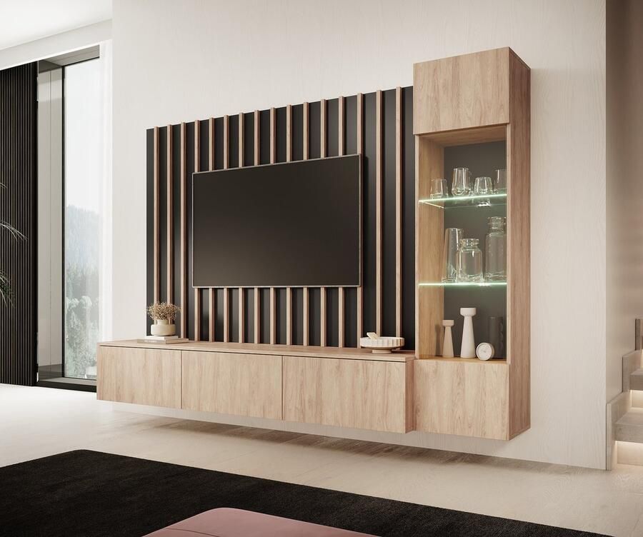 MEUBELLA Wandmeubel Votado 1 Eiken