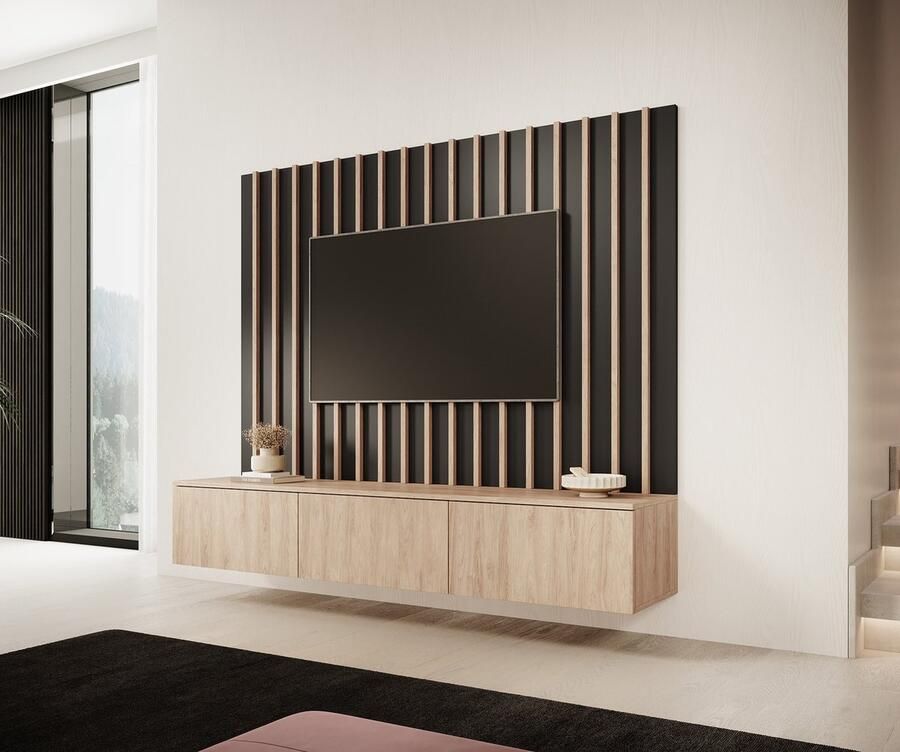 MEUBELLA Wandmeubel Votado 2 Eiken