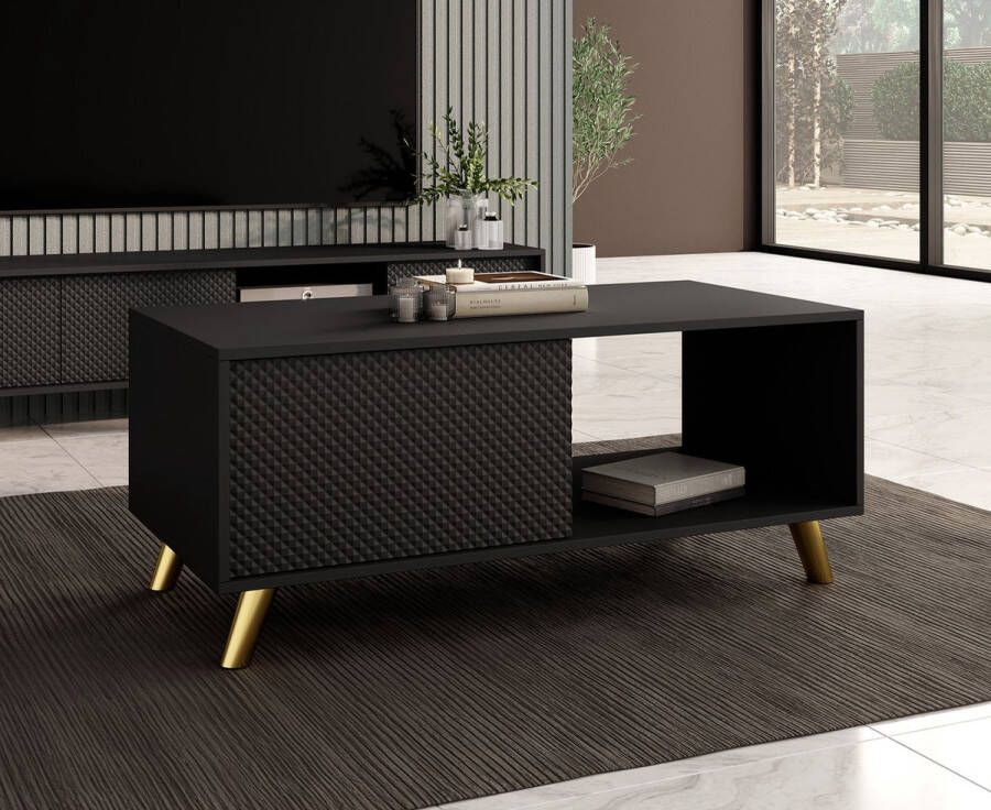 Meubella Salontafel Adriano Zwart 110 cm - Foto 2