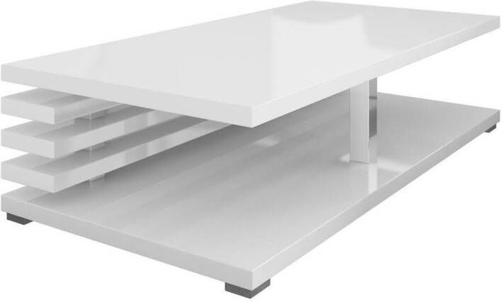 MEUBELLA Salontafel Altea Wit Hoogglans 120 cm