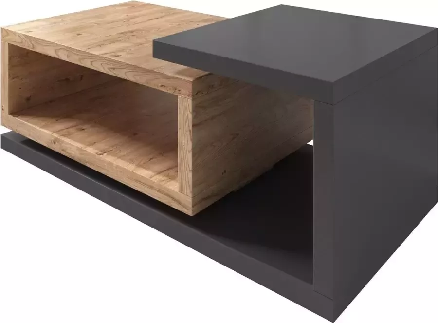 Meubella Salontafel Bello Eiken Antraciet 120 cm - Foto 2