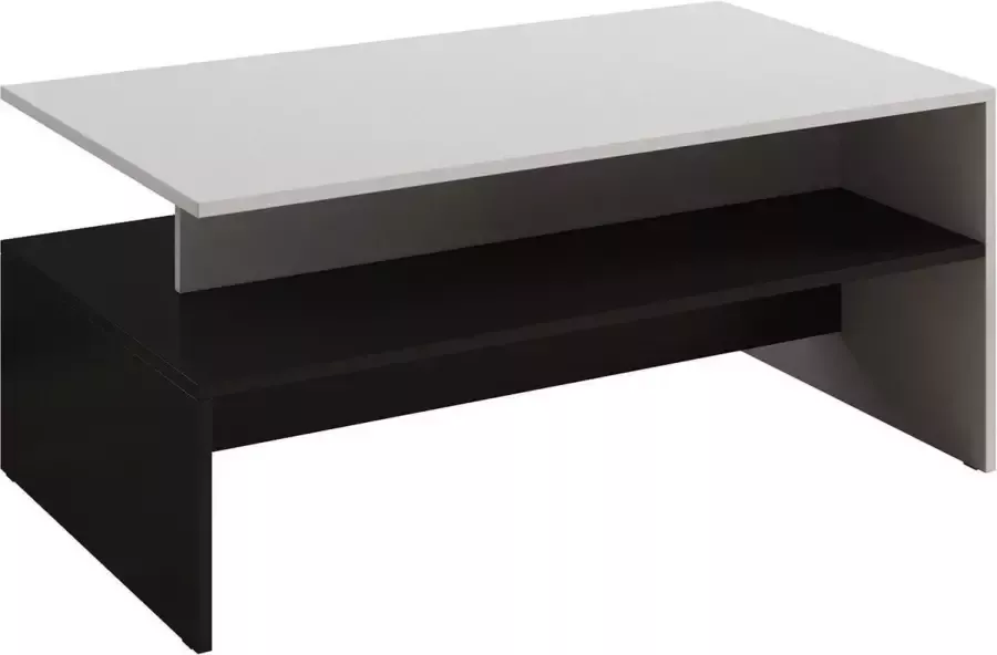 MEUBELLA Salontafel Bolivar Wit Zwart 100 cm