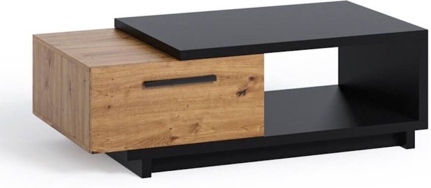 MEUBELLA Salontafel Incala Eiken Zwart 120 cm