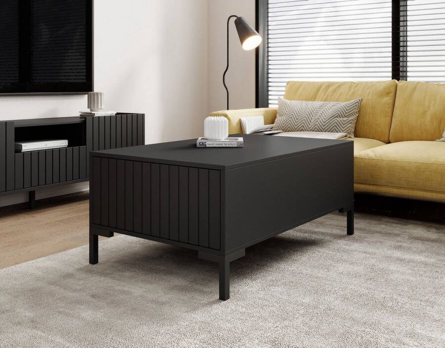 Meubella Salontafel Lemon Zwart 105 cm - Foto 2