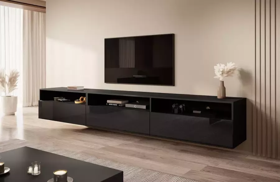 Meubella TV-Meubel Antrix Zwart 270 cm - Foto 2