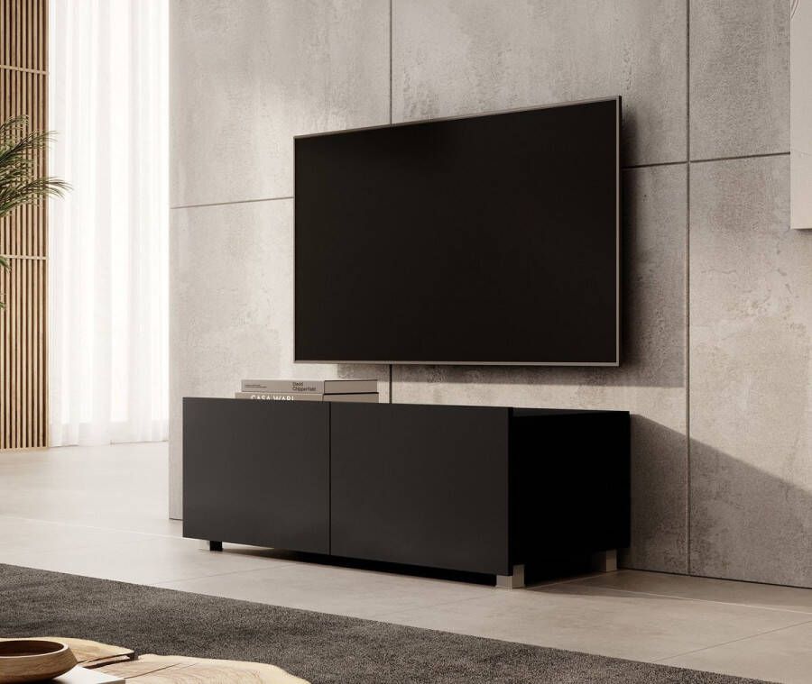 Meubella TV-Meubel Calabas Mat zwart 100 cm - Foto 2