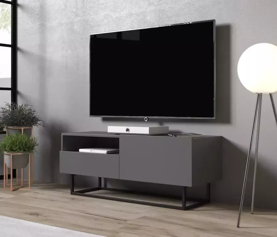 MEUBELLA TV-Meubel Eos 2 Grijs 120 cm