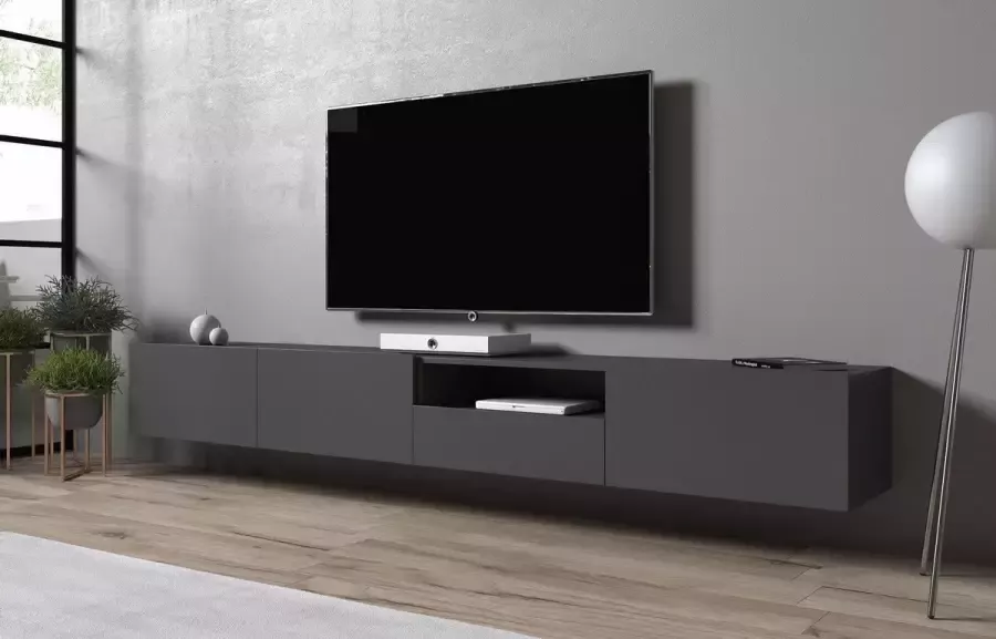 Meubella TV-Meubel Eos 3 Grijs 240 cm - Foto 2