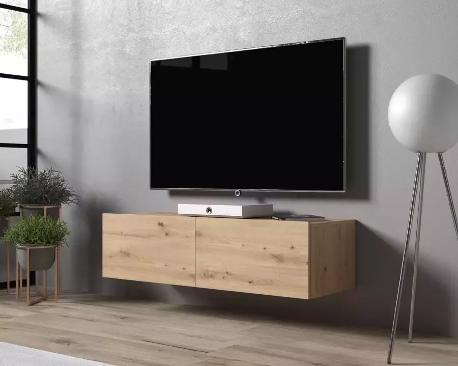 MEUBELLA TV-Meubel Eos 4 Eiken 120 cm