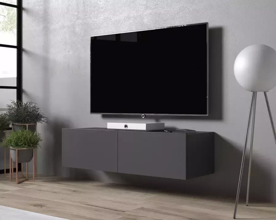 MEUBELLA TV-Meubel Eos 4 Grijs 120 cm